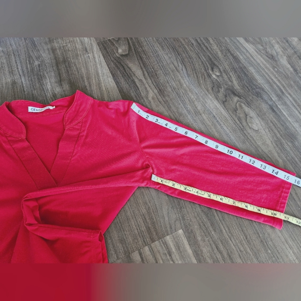 Red Longsleeve Top - Picture 12 of 12